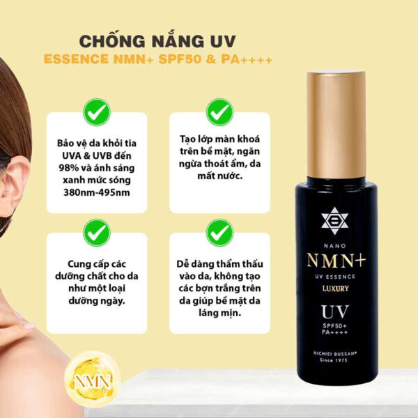 Kem Chống Nắng UV Essence NMN+ SPF50 Và PA++++ - Hình ảnh 4