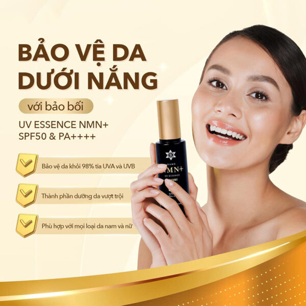 Kem Chống Nắng UV Essence NMN+ SPF50 Và PA++++ - Hình ảnh 5