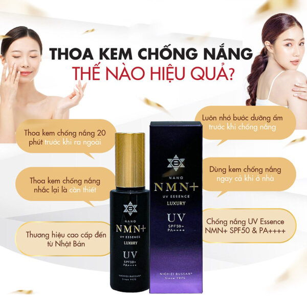 Kem Chống Nắng UV Essence NMN+ SPF50 Và PA++++ - Hình ảnh 6