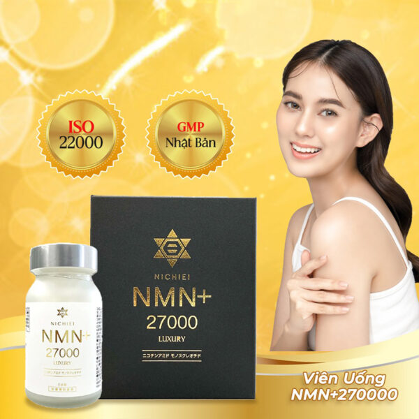 Viên Uống NMN 27000 Luxury Nhật Bản Hộp 90 Viên - Hình ảnh 6