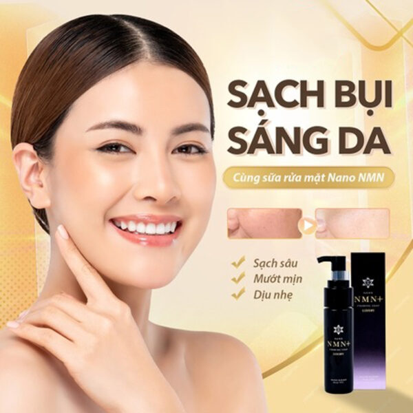 Sữa Rửa Mặt Nano NMN+ 150ml Nhật Bản - Hình ảnh 8