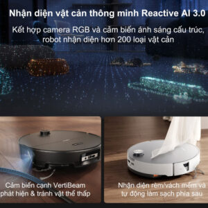 Alternative view of Robot hút bụi lau nhà Roborock Saros 20 Sonic – Bản Quốc Tế