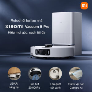 Alternative view of Robot hút bụi lau nhà Xiaomi Vacuum 5 Pro